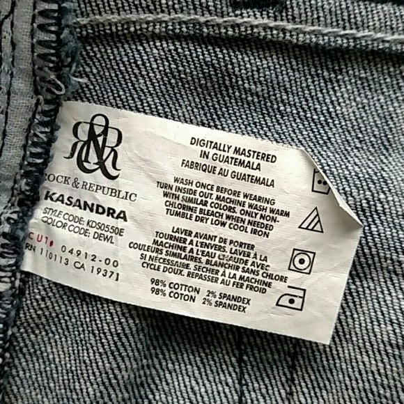 Rock & Republic Kasandra Women's Jeans Size 30 - Picture 5 of 5